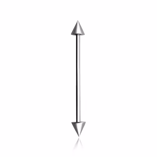 Industrial barbell 1.2mm med 4mm kon