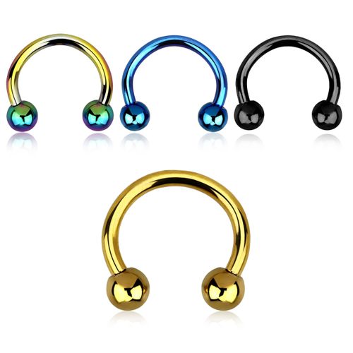 PVD-pläterad kirurgiskt stål CBR 1.2mm med 4mm kulor