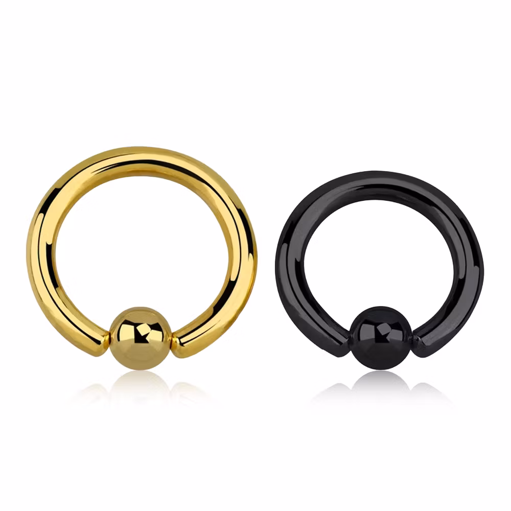 PVD-Pläterad BCR 2.5mm med 6mm kula