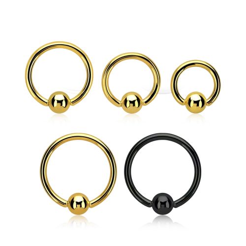 PVD-Pläterad BCR 1.6mm med 5mm kula