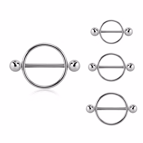 Rund bröstsköld 1.6mm med 5mm kulor