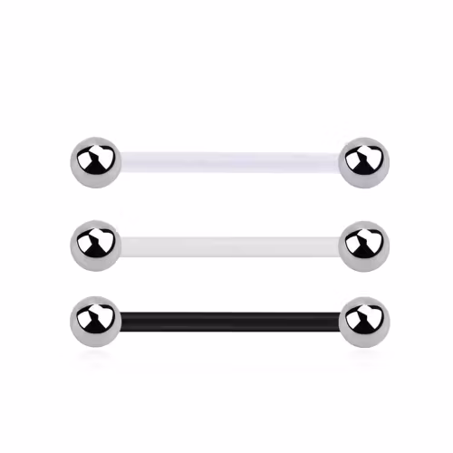 Bio-flex barbell 1.6mm med 4mm kulor