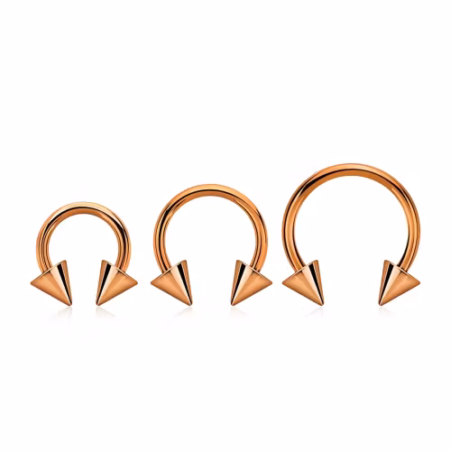 CBR 1.2mm med 4mm kon roséguld