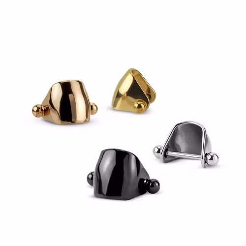 Helix sköld med 1.2mm barbell och 3mm kulor