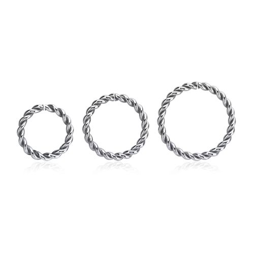Sömlös ring twistad design 1.0mm