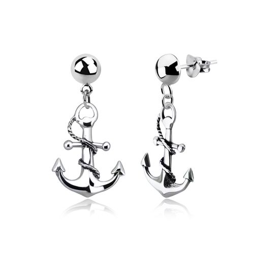 Helix Örhänge - Ankare i 925 Silver