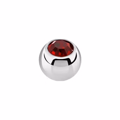 Lös kula med crystal 1.6mm / 6mm
