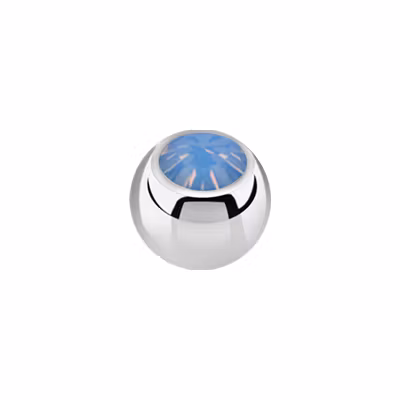 Lös kula med crystal 1.2mm / 4mm
