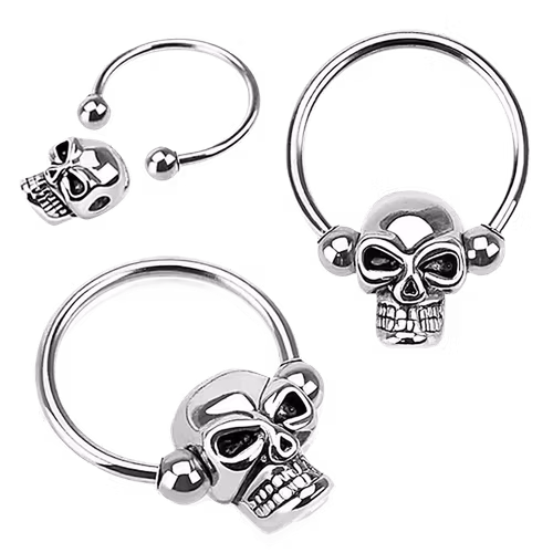 CBR Ring 1.2mm / 1.6mm med dödskalle