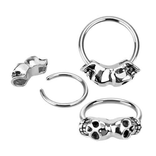 CBR-Ring 1.2mm / 1.6mm med dödskallar