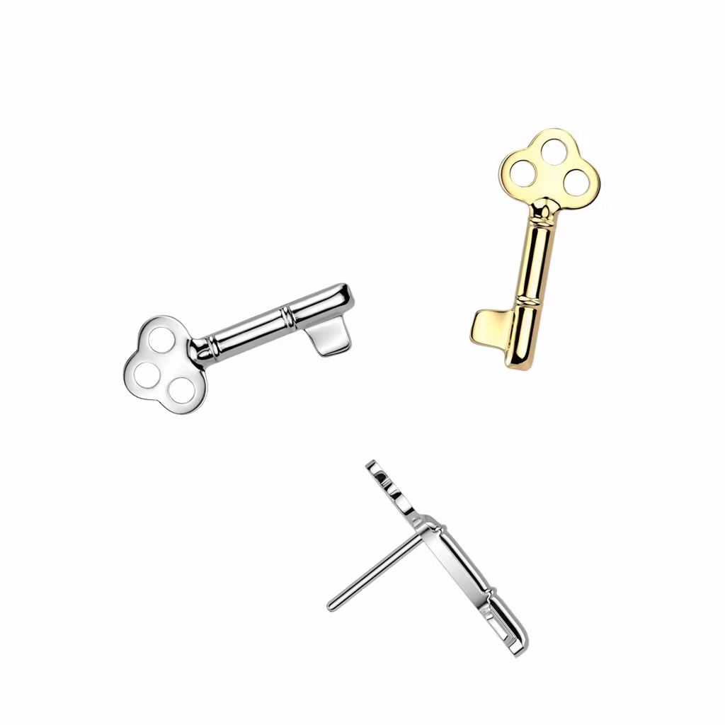 Threadless topp i titanium - Nyckel