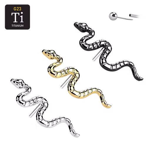 Threadless topp i titanium - Orm