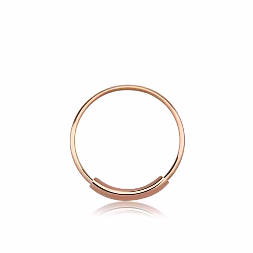 Näsring 0.6mm Roséguldpläterad 925-silver (12mm)