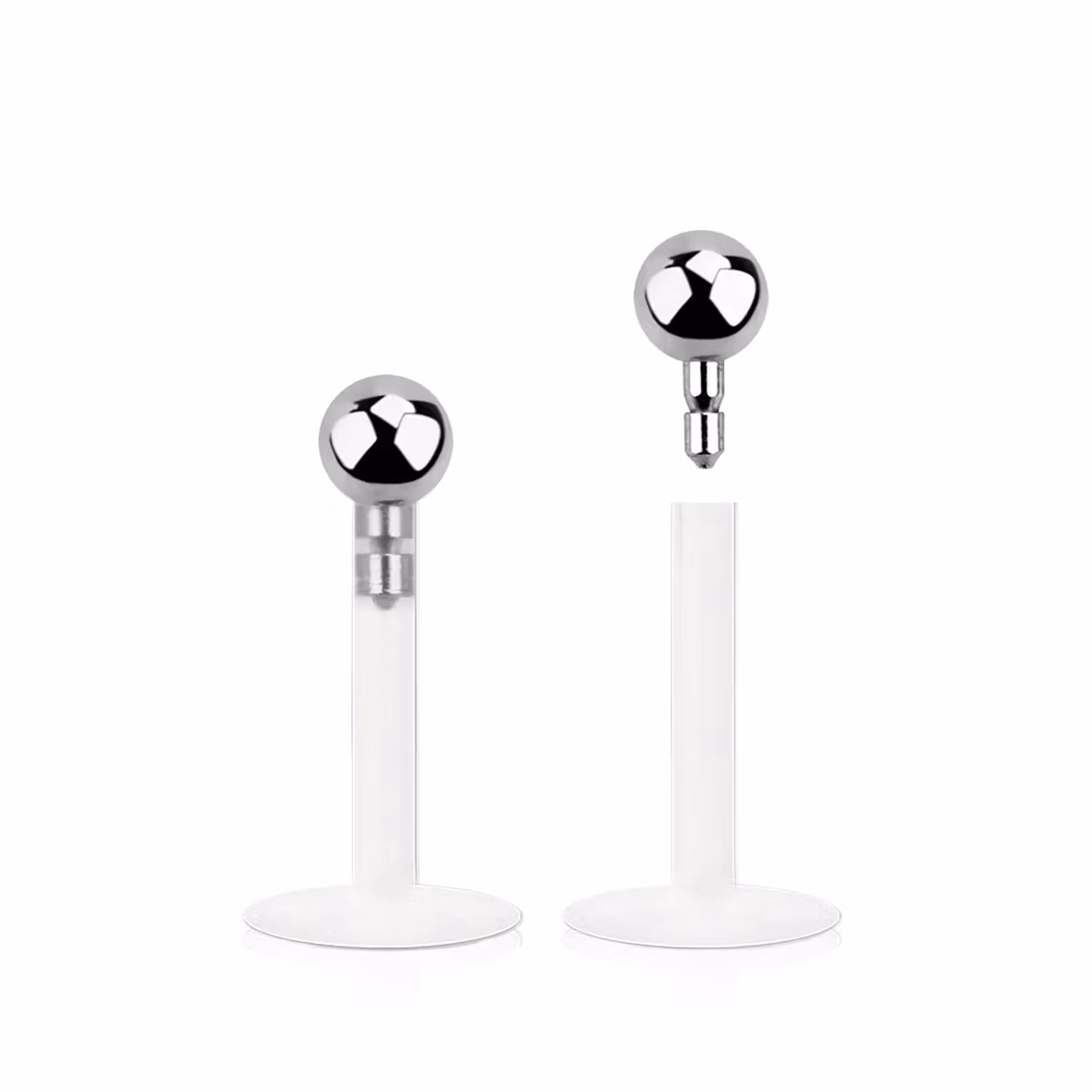 BIO-Flex Labret / Monroe 1.2mm med 2mm push-in kula