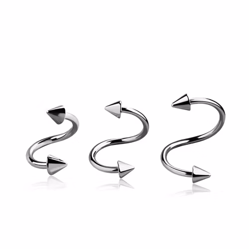Spiral / Twister 1mm med 3mm kon