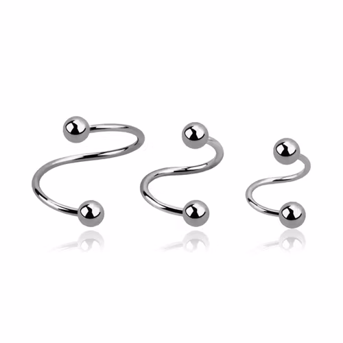 Spiral Twister 0.8mm med 3mm kulor