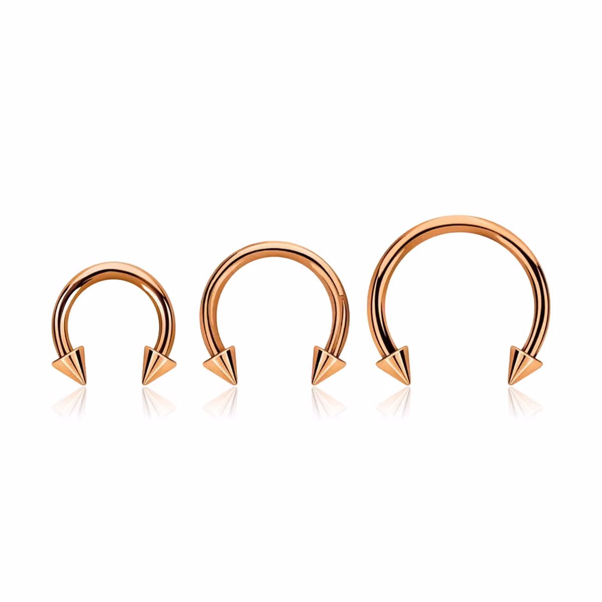 CBR 1.2mm med 2.5mm kon roséguld