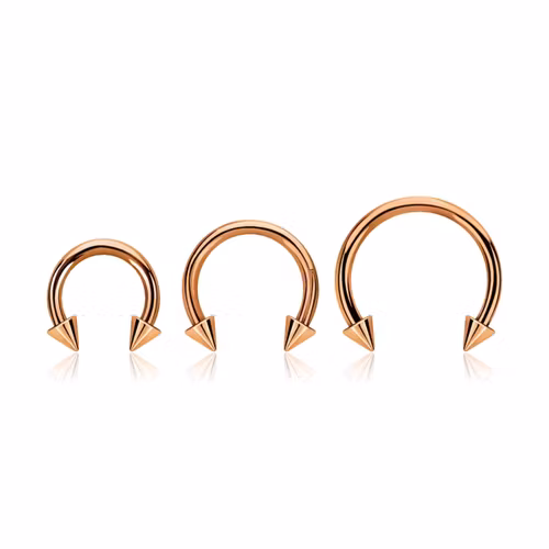 CBR 1.2mm med 2.5mm kon roséguld