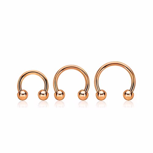 CBR 1.6mm med 4mm kulor roséguld