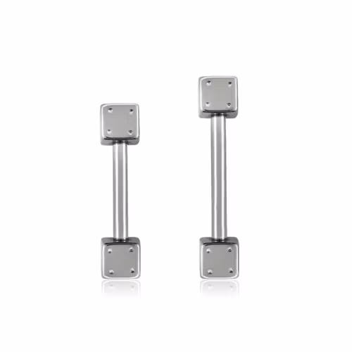 Barbell 1.2mm med 3mm tärningar