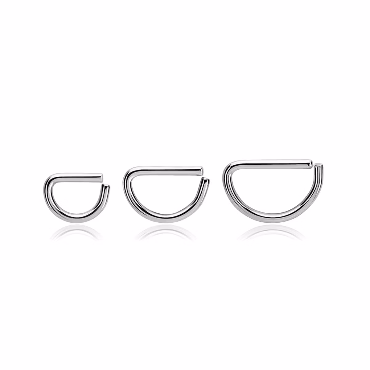 D-formad sömlös ring 1.2mm