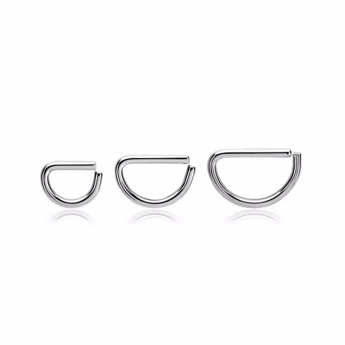 D-formad sömlös ring 1.2mm