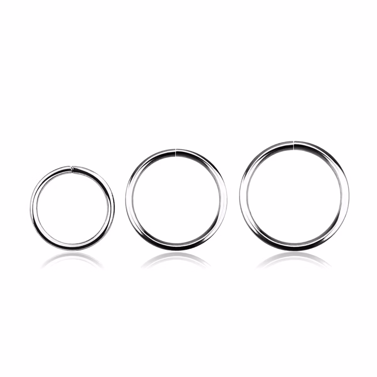 Sömlös ring i 925-silver 0.6mm
