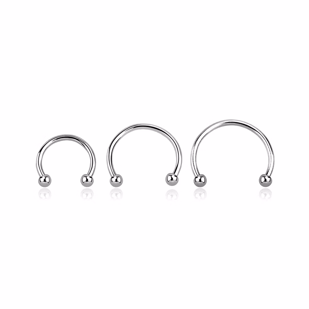 CBR 1mm i kirurgiskt stål med extra små 2mm kulor