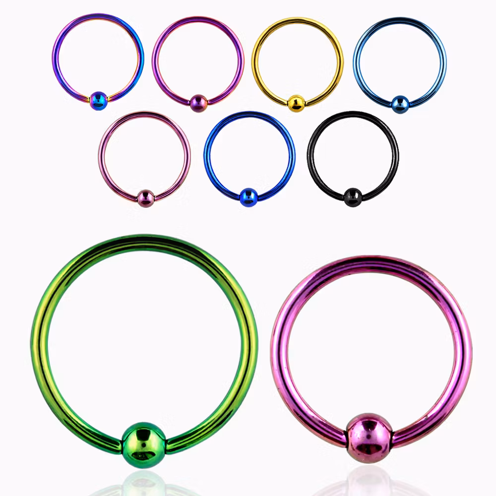 PVD-Pläterad BCR 1.0mm med 2.5mm kula