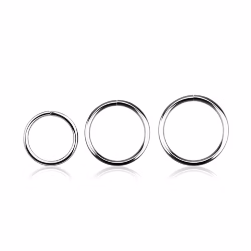 Sömlös / Seamless ring kirurgiskt stål 0.8mm