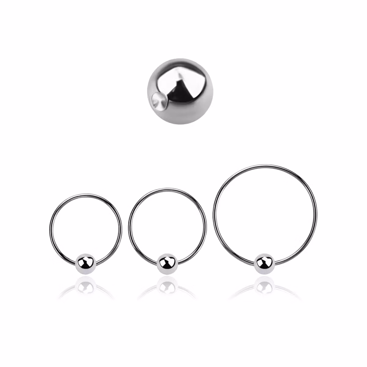 Extra stor BCR 1.2mm med 5mm kula