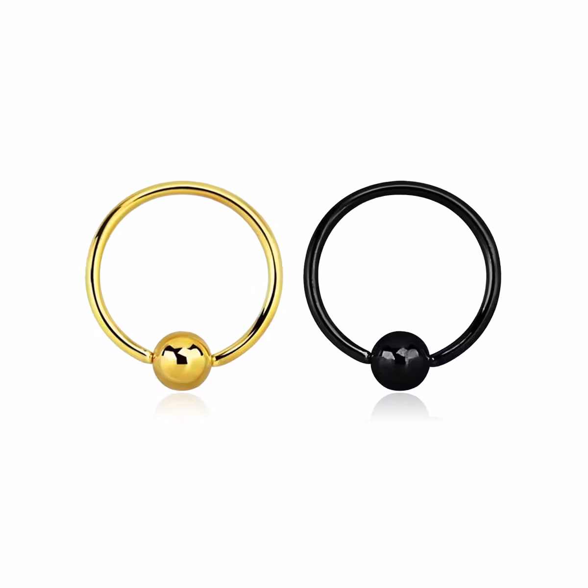 PVD Pläterad BCR 0.8mm med 3mm kula