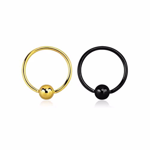 PVD Pläterad BCR 0.8mm med 3mm kula