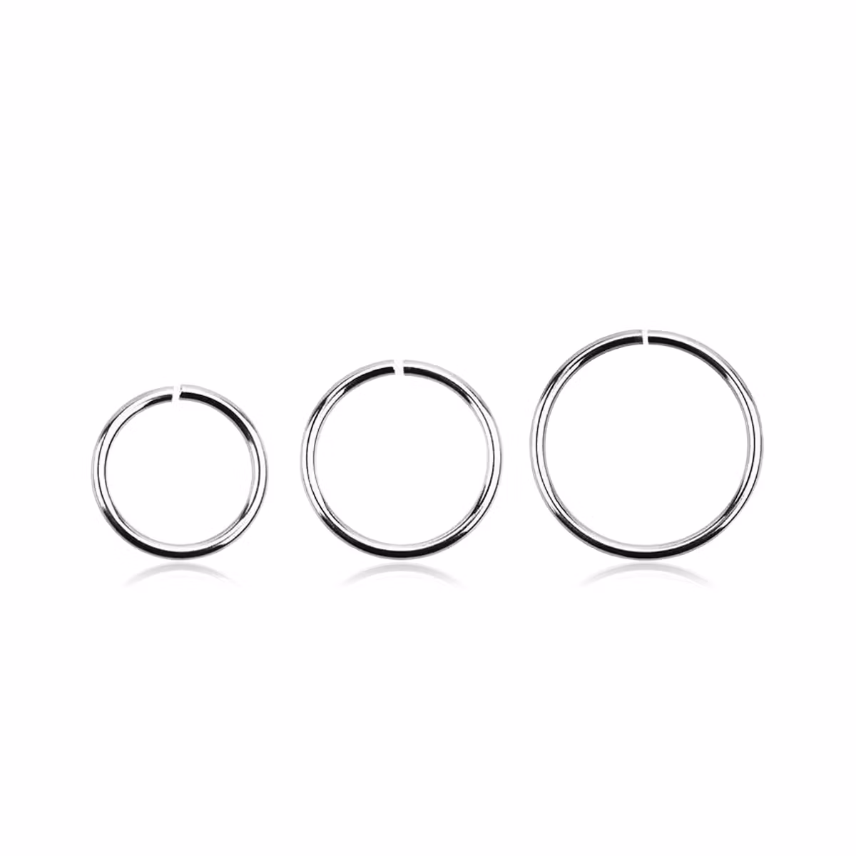 Sömlös / Seamless ring kirurgiskt stål 1.0mm