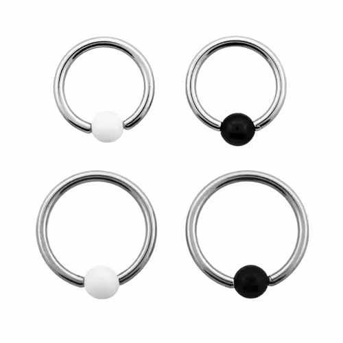 BCR 1.2mm med 3mm akrylkula