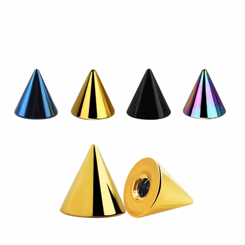 Lös kon eloxerad 4mm diameter 1.6mm gänga (lös del)