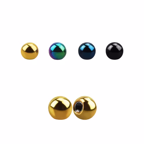 Lös kula eloxerad 2.0mm diameter 1.2mm gänga (lös del)