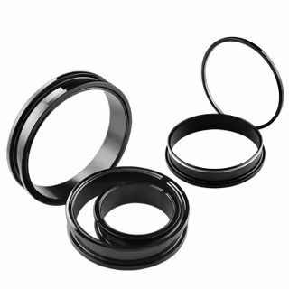 PVD-Pläterad tunnel i stål (XXL 28-52mm)