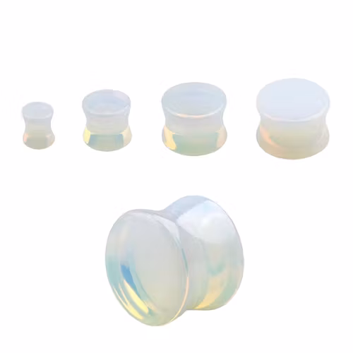 Stenplugg "moon stone" opalit