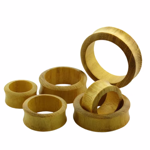 Trätunnel i jack fruit wood XXL (3-52mm)