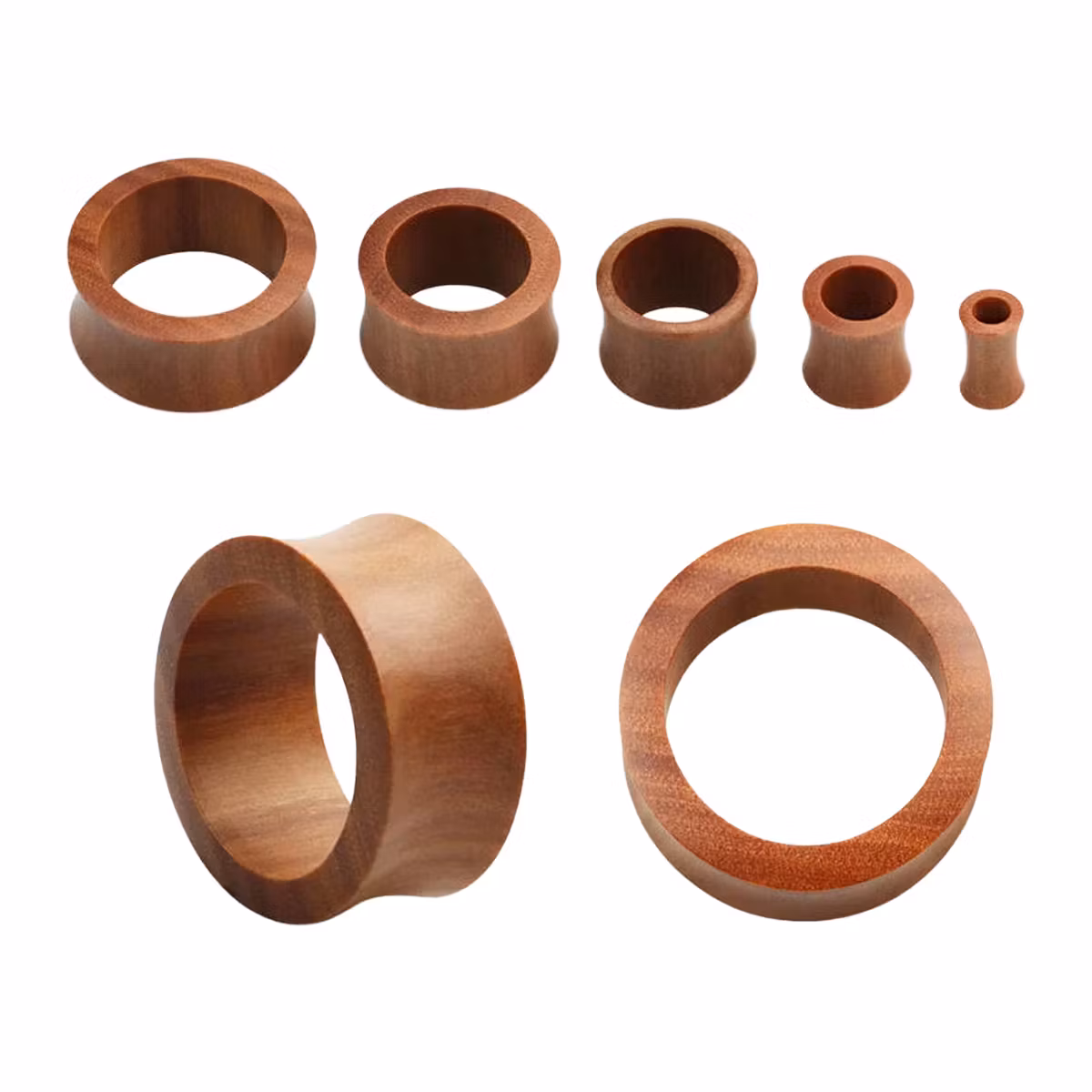 Trätunnel i sawo wood XXL (3mm-52mm)