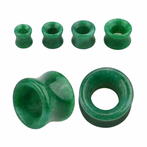 Double flare stentunnel (jade stone)