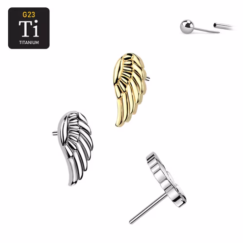 Threadless topp i titanium - Änglavinge