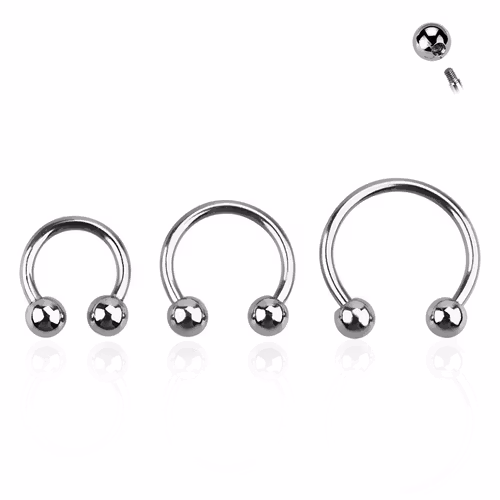 CBR 1mm i kirurgiskt stål med 3mm kulor