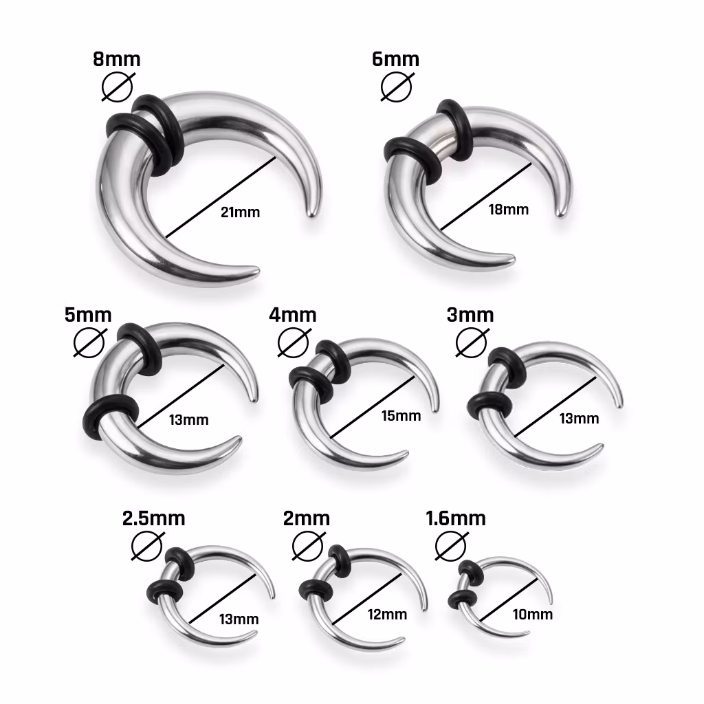 Buffalo taper C-formad töjning i titanium