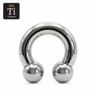 CBR i titanium 8mm med 12mm kulor (16mm diameter)