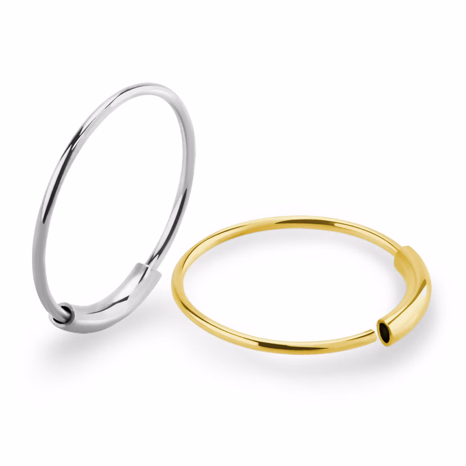 Hoop näsring / Sömlös ring 8mm - 0.8mm
