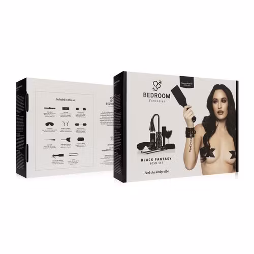 Bedroom Fantasies – Black Fantasy Komplett BDSM-set (11 delar)