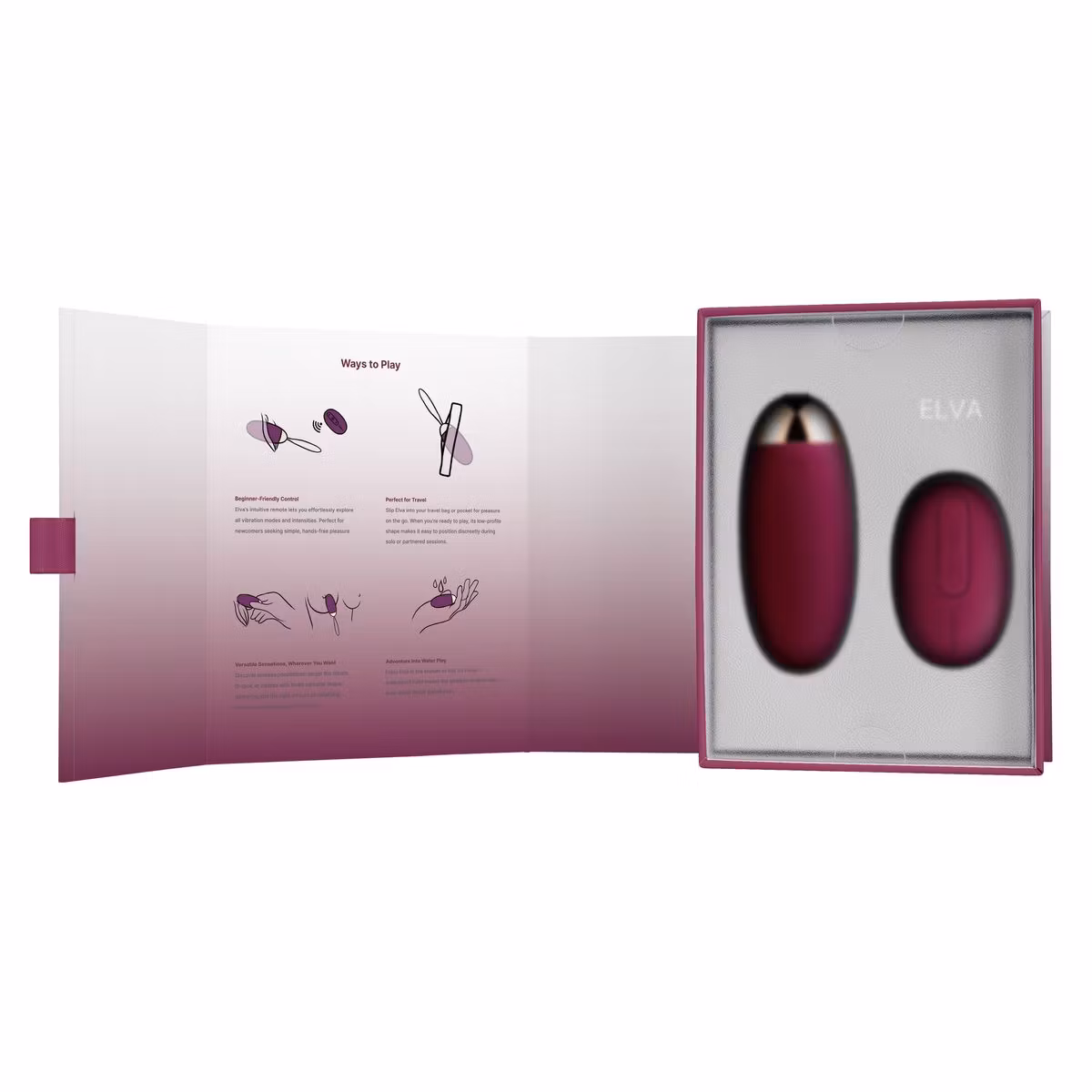 SVAKOM – Elva Vibrating Egg with Remote Control (Violet)