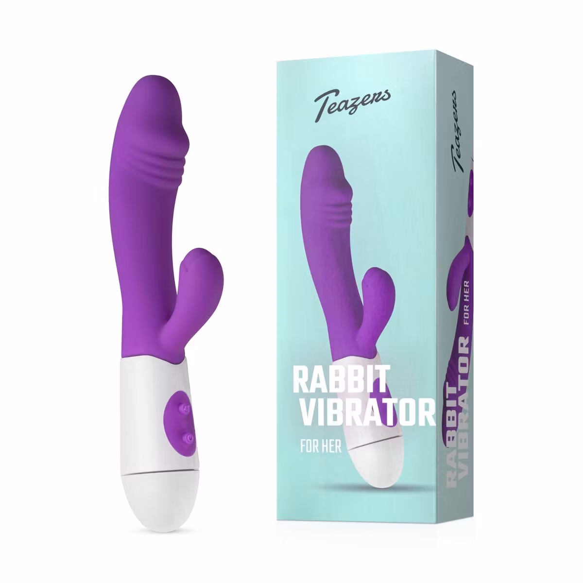 Teazers – Tarzanbocht Rabbit Vibrator (Purple)